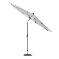 Riva parasol 300 cm rond lichtgrijs met kniksysteem - afbeelding 1