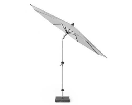 Riva parasol 300 cm rond lichtgrijs met kniksysteem - afbeelding 2