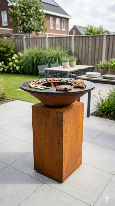 Olijfbomen en palmen in sfeeropstelling bij Tuincentrum Daniëls