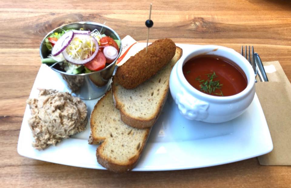 Samengestelde lunch bij onze lunchroom nabij Roermond