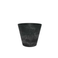Artstone pot Claire zwart Ø22 H20