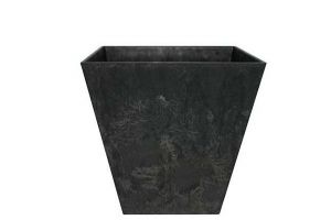 Artstone pot Ella zwart Ø35 H34