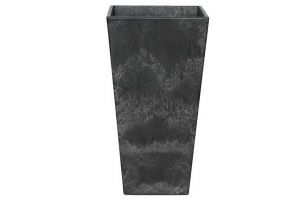 Artstone vaas Ella zwart Ø35 H70