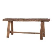 Bench teak 118x20x48cm Naturel