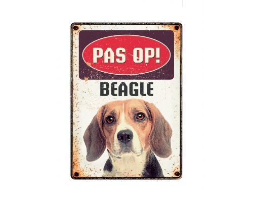 Bord Blik Beagle - afbeelding 2