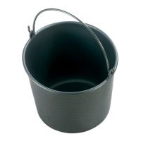 Bouwemmer eco zwart 12l