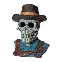 Deco led skull cowboy