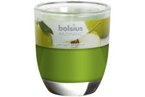 Geurglas d7h8cm green apple