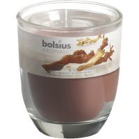 Geurkaars in glas met deksel.