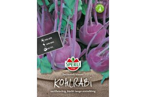 Kohlrabi. Delikateß blauer