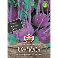 Kohlrabi. Delikateß blauer