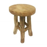 Kruk teak naturel