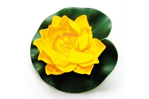Lotus foam yellow 10cm - afbeelding 1