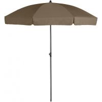 Parasol Aruba, ø 200cm, Taupe - afbeelding 1