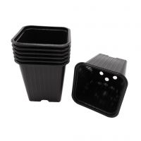 Plastic stekpotjes h 9,5 x 9 x 9 cm