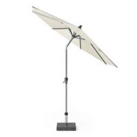 Platinum Riva parasol 300 cm rond ecru met kniksysteem - afbeelding 1