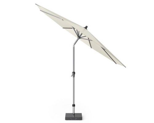 Platinum Riva parasol 300 cm rond ecru met kniksysteem - afbeelding 2