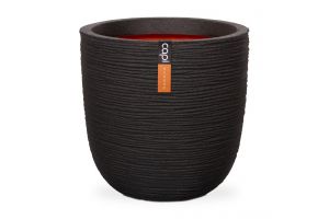 Pot bol Rib NL 54x52 zwart