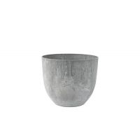 Pot bola d28h24cm grijs