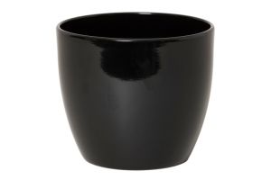 Pot boule d11.5h9.5cm zwart