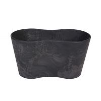 Pot claire duo l26b13h14cm zwart