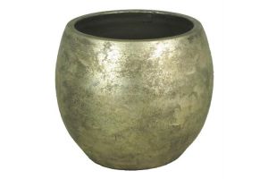Pot palma d15b19h18cm nikkel