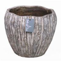 Pot qatar d18h14.5cm stone