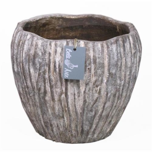 Pot qatar d22h18.5cm stone Tuincentrum Daniëls