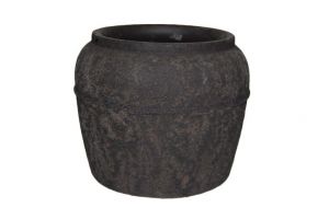 Pot toscane d19h17cm zwart