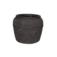 Pot toscane d39h36cm zwart