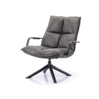 Fauteuil Mitchell - antraciet topper