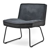 Lounge chair Montana - anthracite touareq