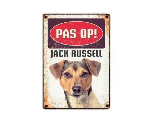 Bord Blik Jack Russell - afbeelding 1