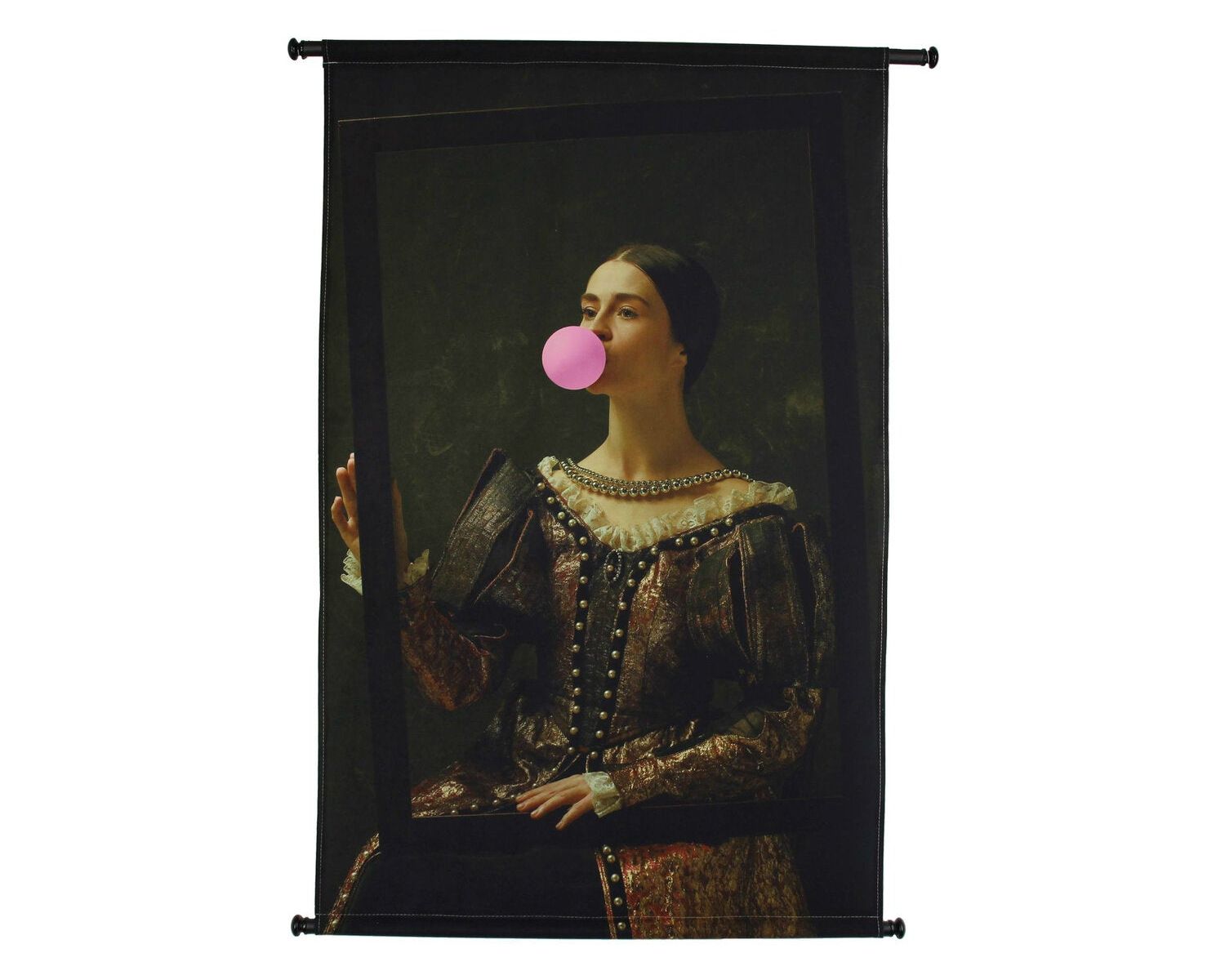 Wall Hanging Chewing Gum Velvet Brown 83x110cm Tuincentrum Daniëls