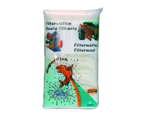 SuperFish filterwatten wit 250 gram