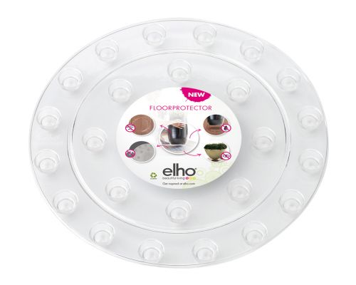 Elho floorprotector rond 10cm transparant