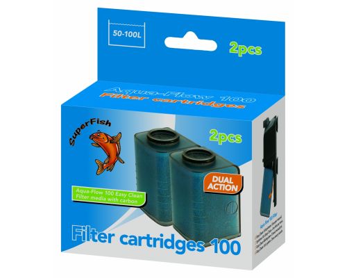 SuperFish Aquaflow 100 easy click cartridges