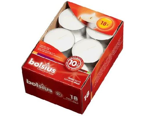 Bolsius theelichten maxi 18 stuks
