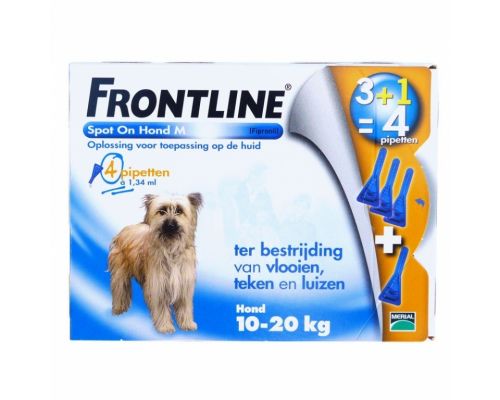 Voordeelverpakking Frontline combo spot on hond medium