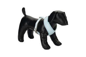 Puppy borsttuig harno maat L blauw