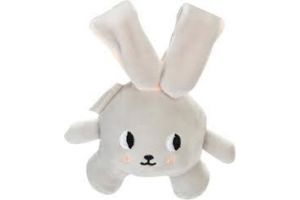 Puppy pluche knuffel canina grijs 15cm