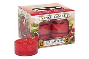 Red Raspberry Tea Lights 12 st