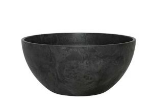 Schaal fiona d25h12cm zwart