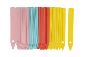 Steeketiketten h 10cm 40 stuks