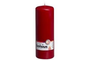 Stompkaars d7h20cm ce. wijnrood