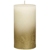 Stompkaars faded goud d7h13cm ivoor