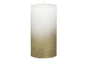 Stompkaars faded goud d7h13cm wit