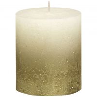 Stompkaars faded goud d7h8cm ivoor