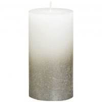 Stompkaars faded zlvr d7h13cm wit