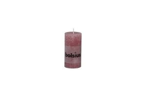 Stompkaars rustiek d5h10cm oud roze